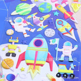 Sticker 3D Espace
